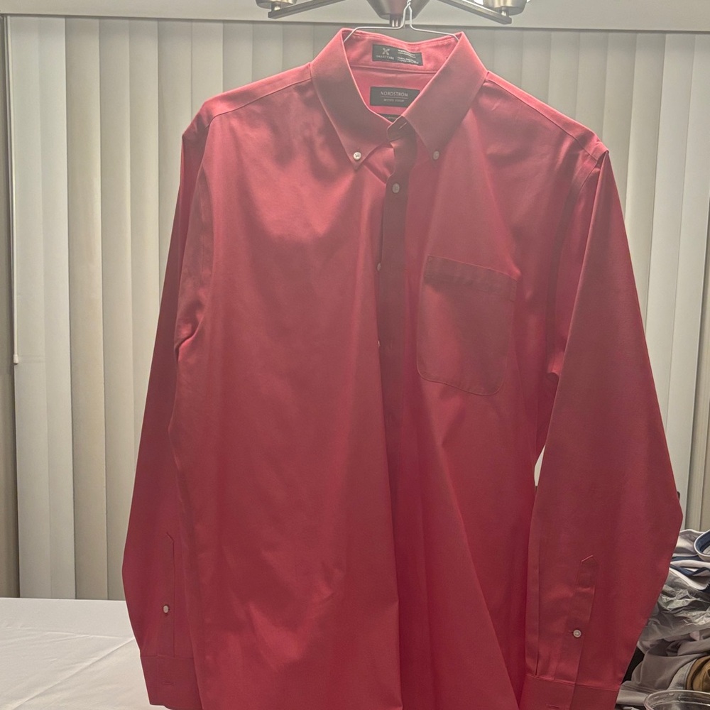 Nordstrom Men's Vibrant Red Dress Shirt